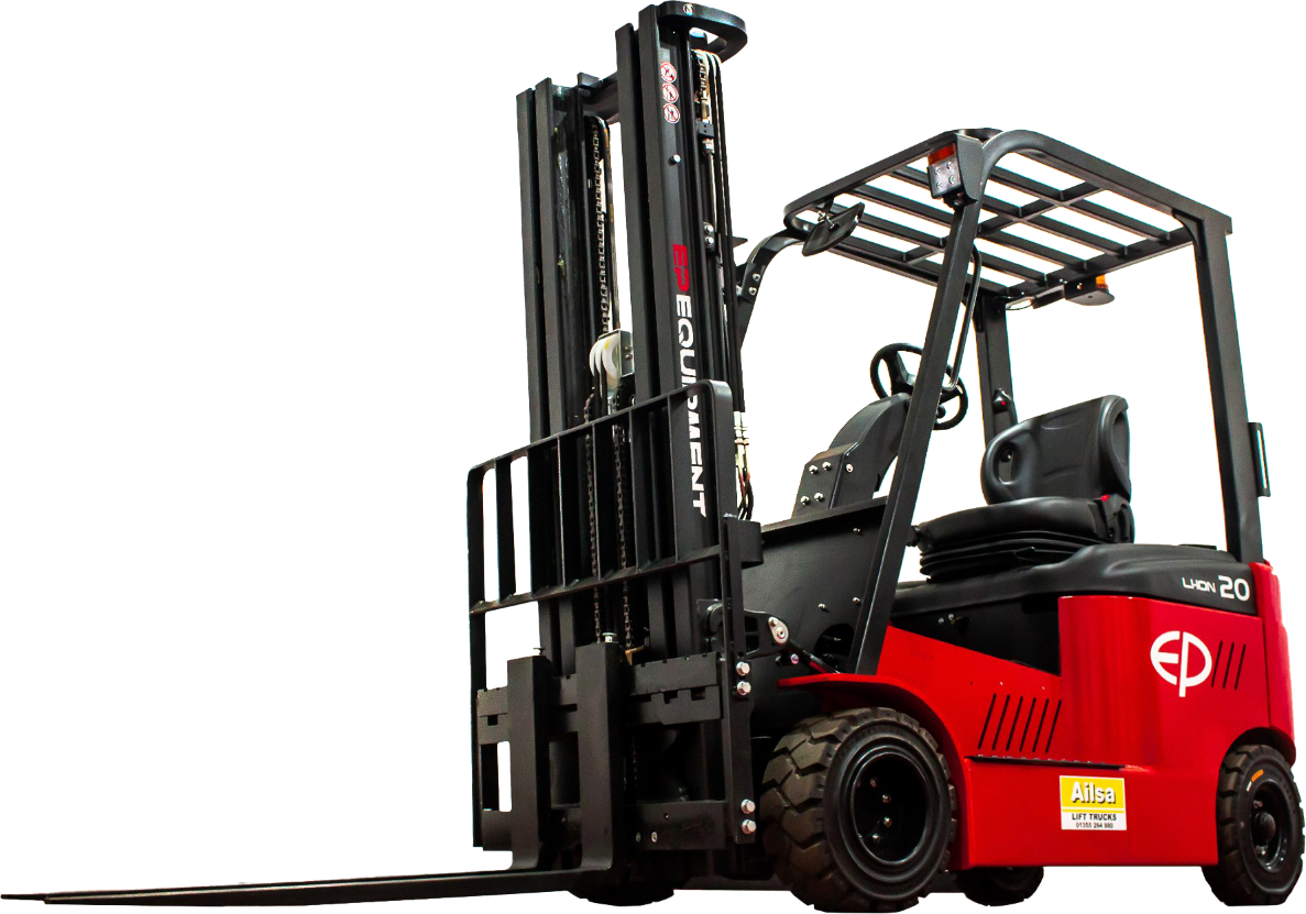 Commercial forklift unloading heavy pallets in Royal Tunbridge Wells